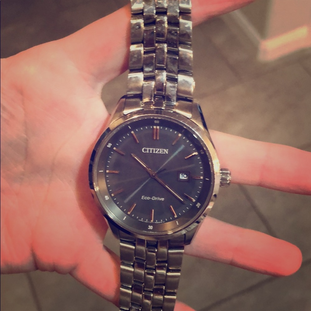 Men’s citizens silver watch